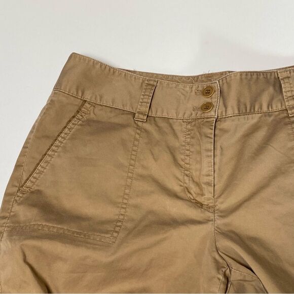Talbots Signature Tan Chino Capri Jogger Pants Women's Size 4 - Picture 11 of 15